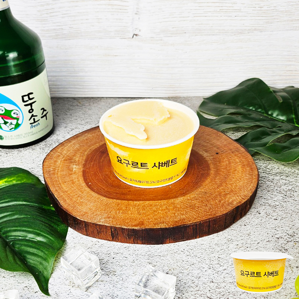 [이제이푸드스토리] 요구르트 샤베트 350ml 업소용 아이스크림 : 이제이 푸드스토리
