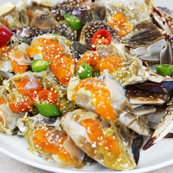 청담 프리미엄 알이 꽉찬 암꽃게 2.5kg 대/중 사이즈 4마리 게장 : 송작가네마을