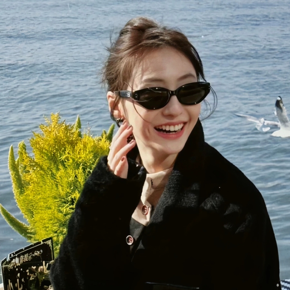 제니 캣츠아이 선글라스 여성 고급 라운드 페이스 : 퀸즈발품
