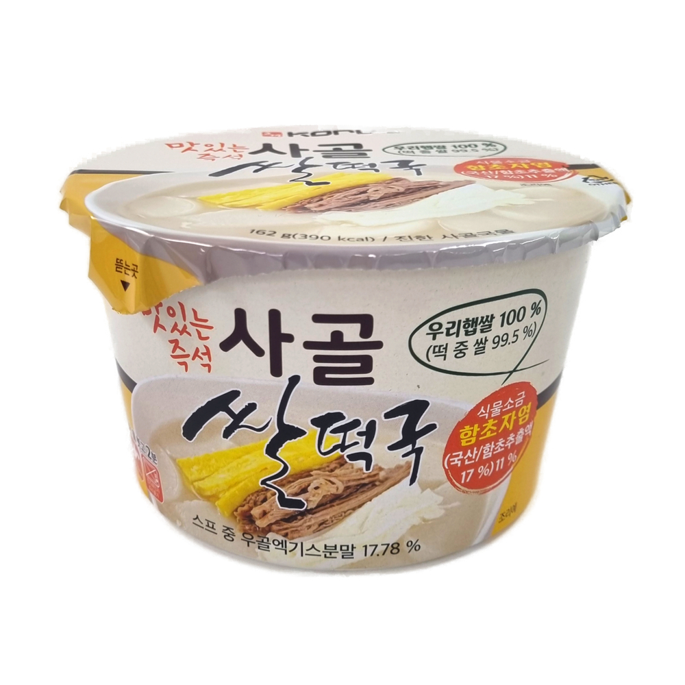코바 즉석 쌀떡국 [162gX12개입] : 코바식품 공식스토어