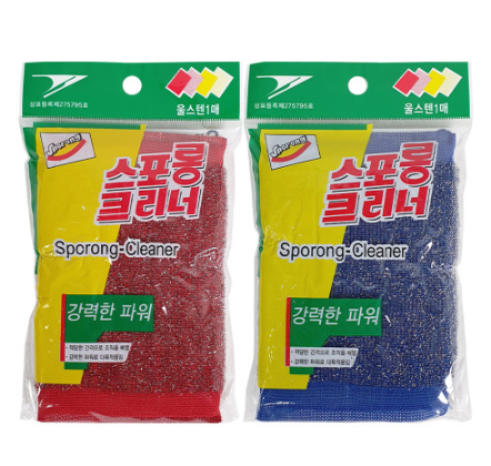 울스텐수세미 양면 수세미 1개 : 구일종합상사