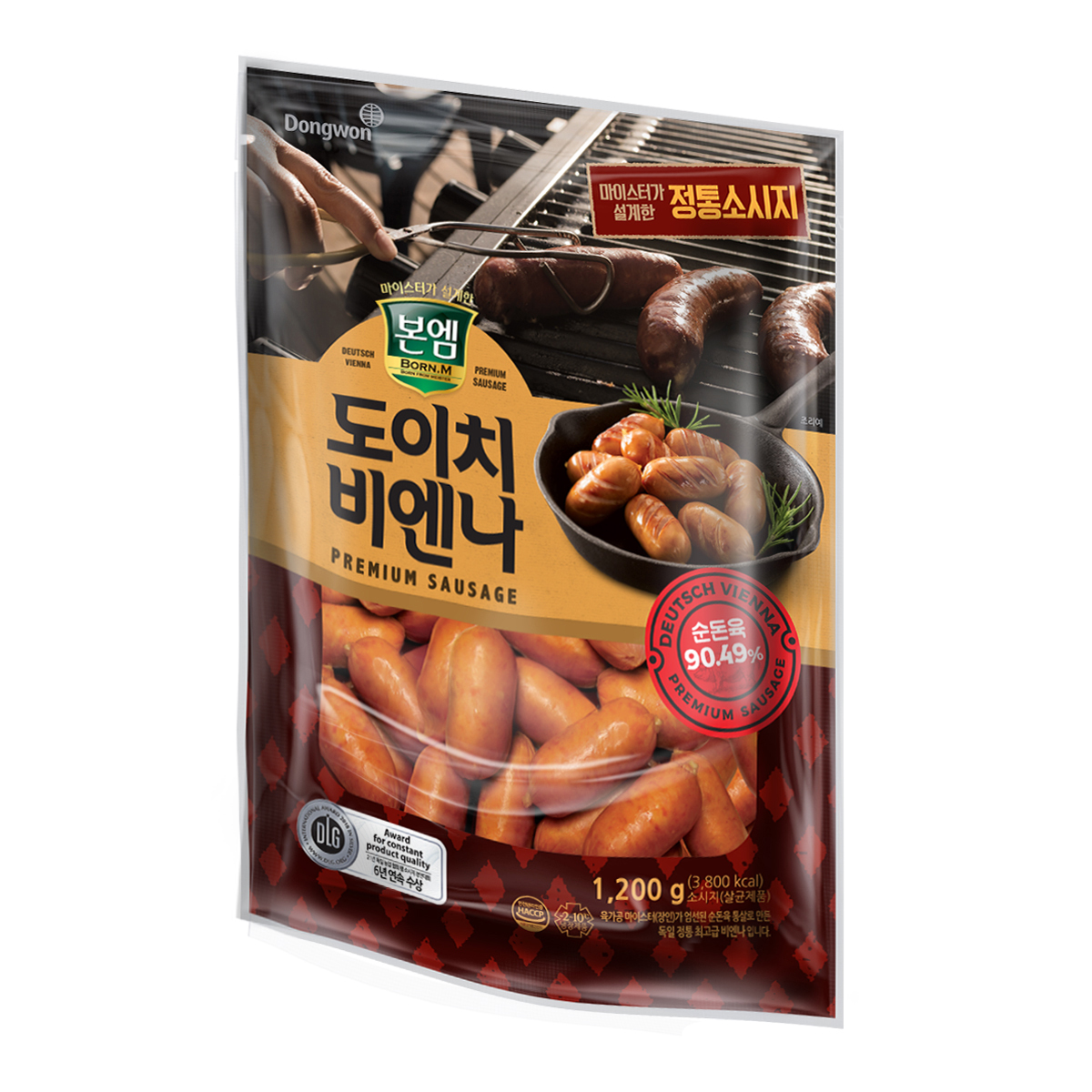 도이치 비엔나 소시지 유아 아이 반찬 1,200g : 바디라이프