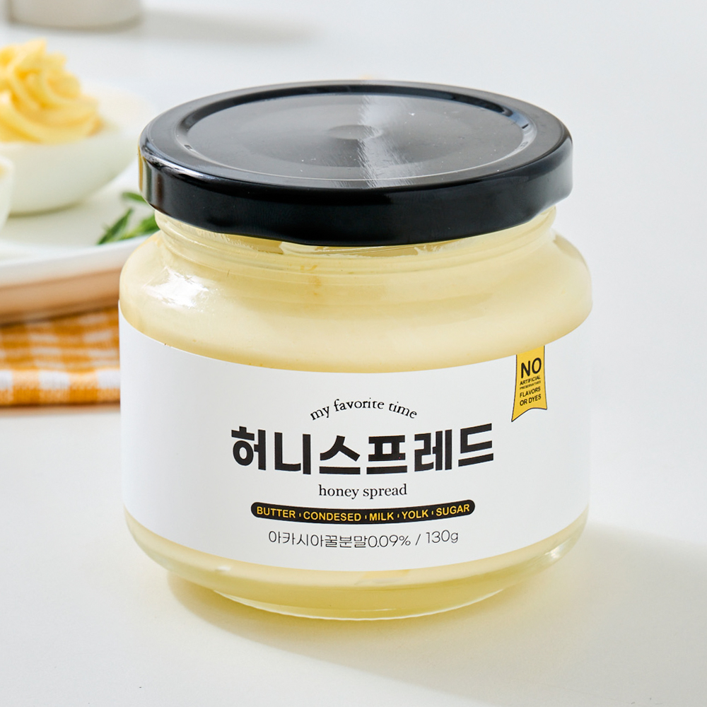 프프프베이커리 빵 버터 허니 스프레드 잼 130g : 프프프 베이커리