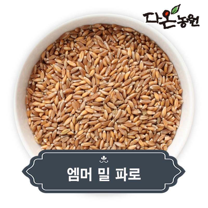 이탈리아 엠머 밀 파로 효능 통곡물 앰머밀파로 먹는법 가격 파는곳 1kg/2kg : 다온농원마켓