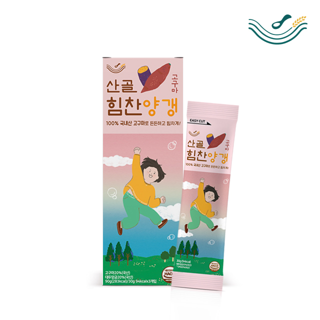 산골이유식 힘찬 양갱 단호박 밤 고구마 : 슬로푸드