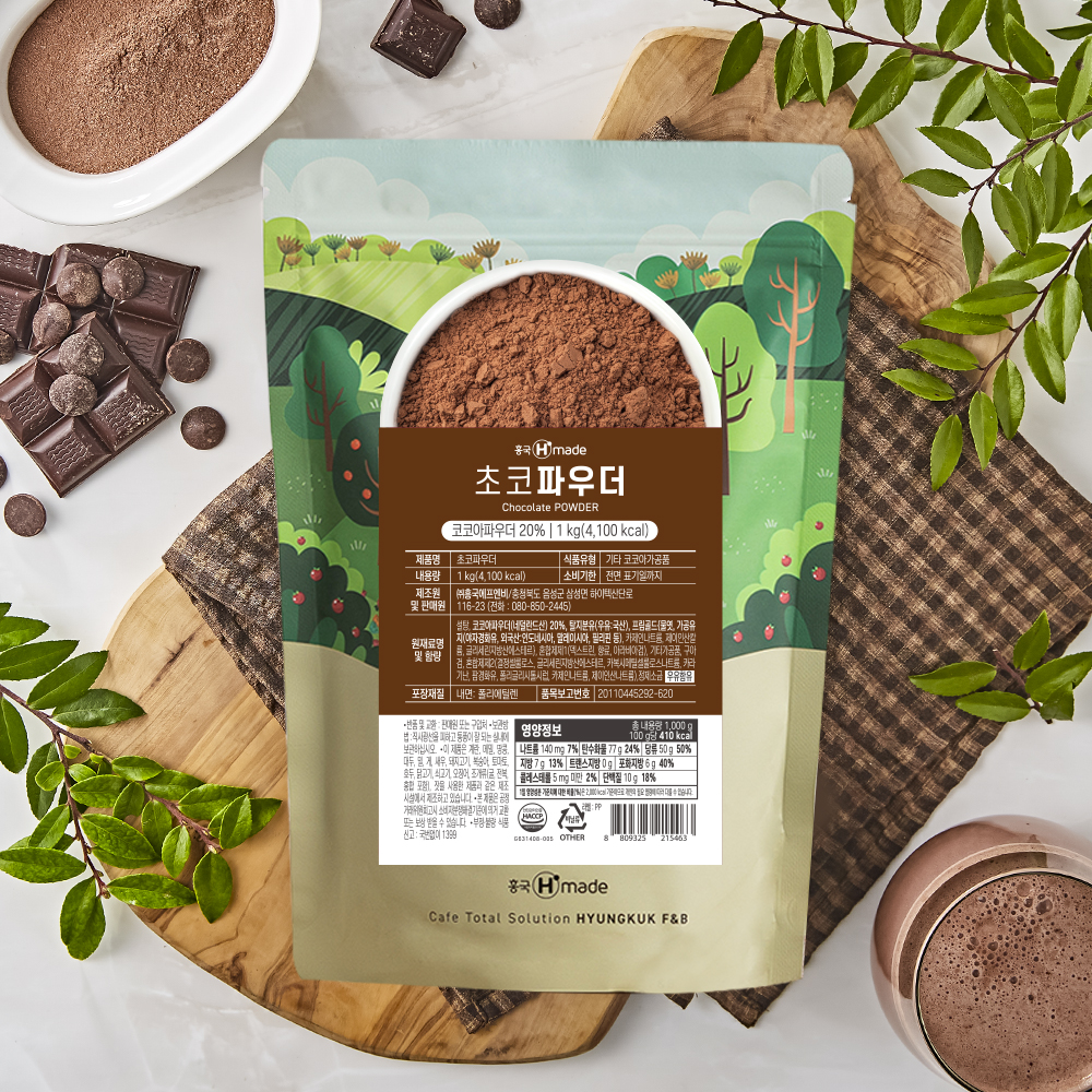흥국F&B 초코파우더 1kg : 벤디노