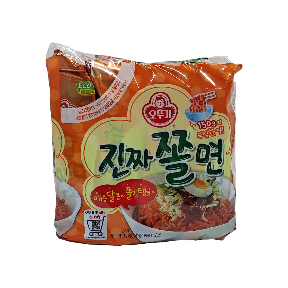 오뚜기 진짜쫄면 4개입 (600g) : 푸드엔마트