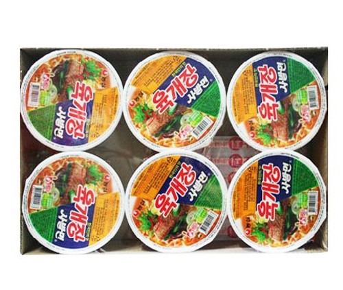 농심 육개장 사발면 86Gx6입 : 이가캔몰