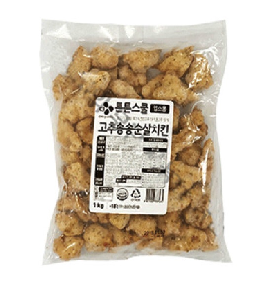 CJ 튼튼스쿨 고추송송 순살치킨 1kg : 그린푸드마켓