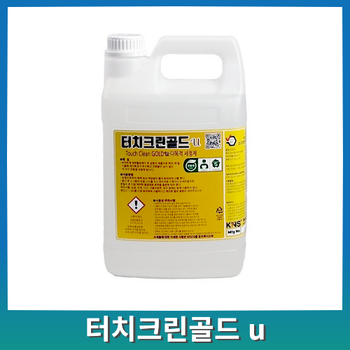 킴엔에스 터치크린골드U 3.75L 강력 다목적 세정제 세제 : 청소랑 방역은 모아나눔