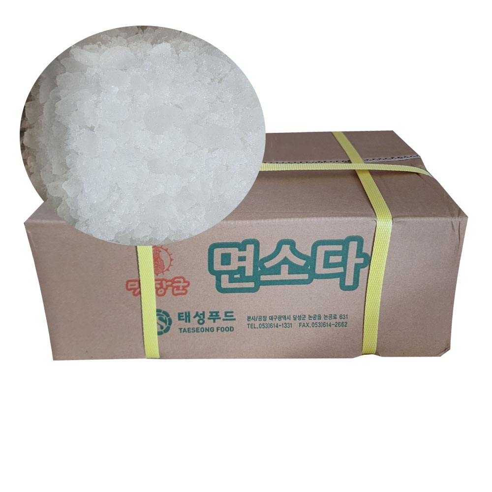 면소다 10k 냉면반죽 면기능강화제 냉소다 밀면 짜장면 칼국수반죽 : 에코푸드마켓