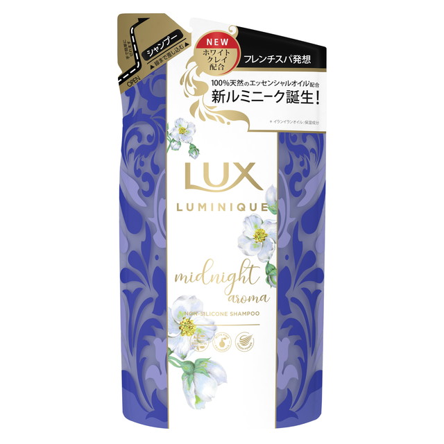 LUX (럭스) 루미닉 미드나잇 아로마 샴푸 리필 350g : 메모쇼핑