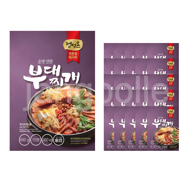 초원식품 부대찌개 600g 1박스(25개입) : 장볼레