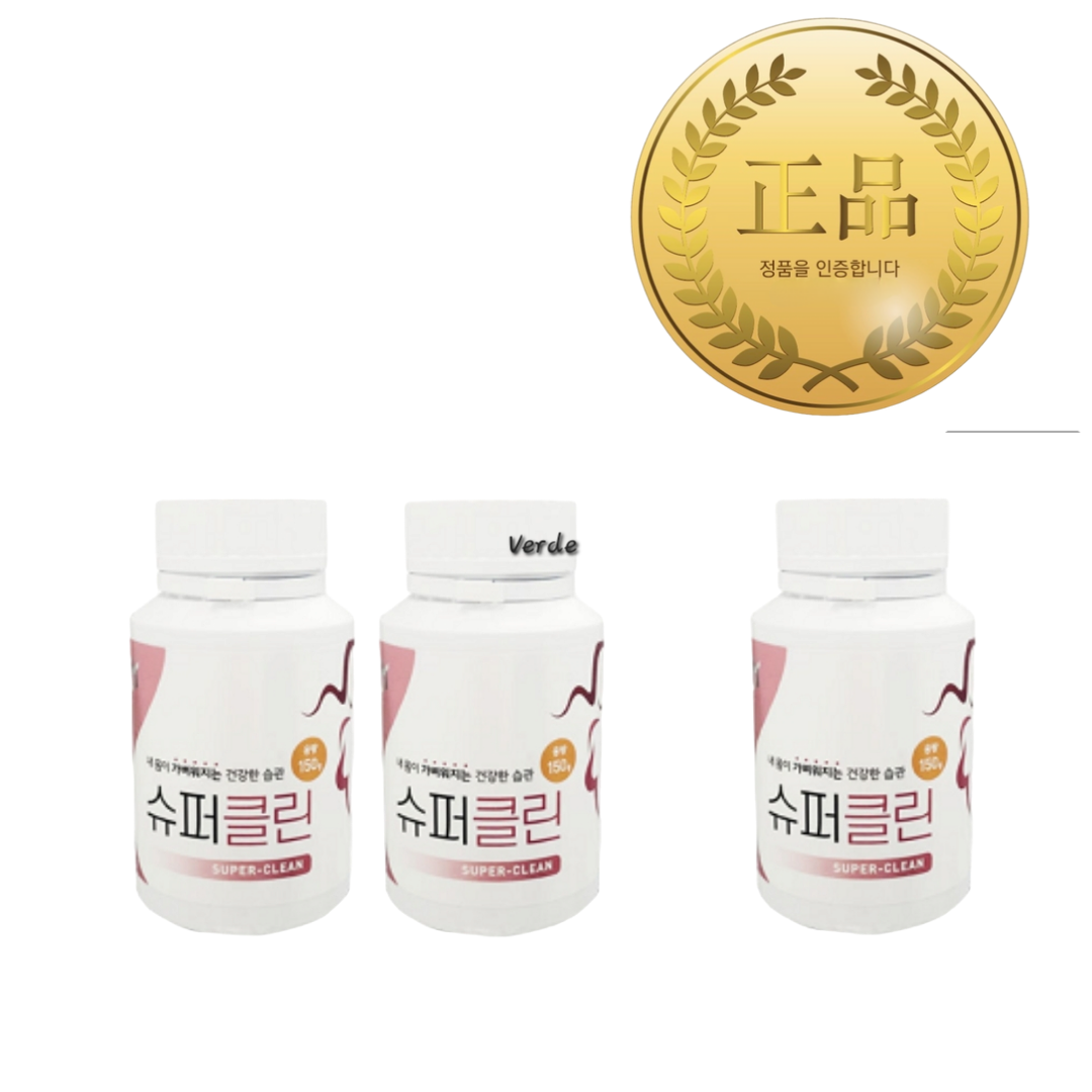 [3개]에이스제이엠 슈퍼클린 (150g×3개) 숙변제거 변비 식이섬유 : 베르데몰