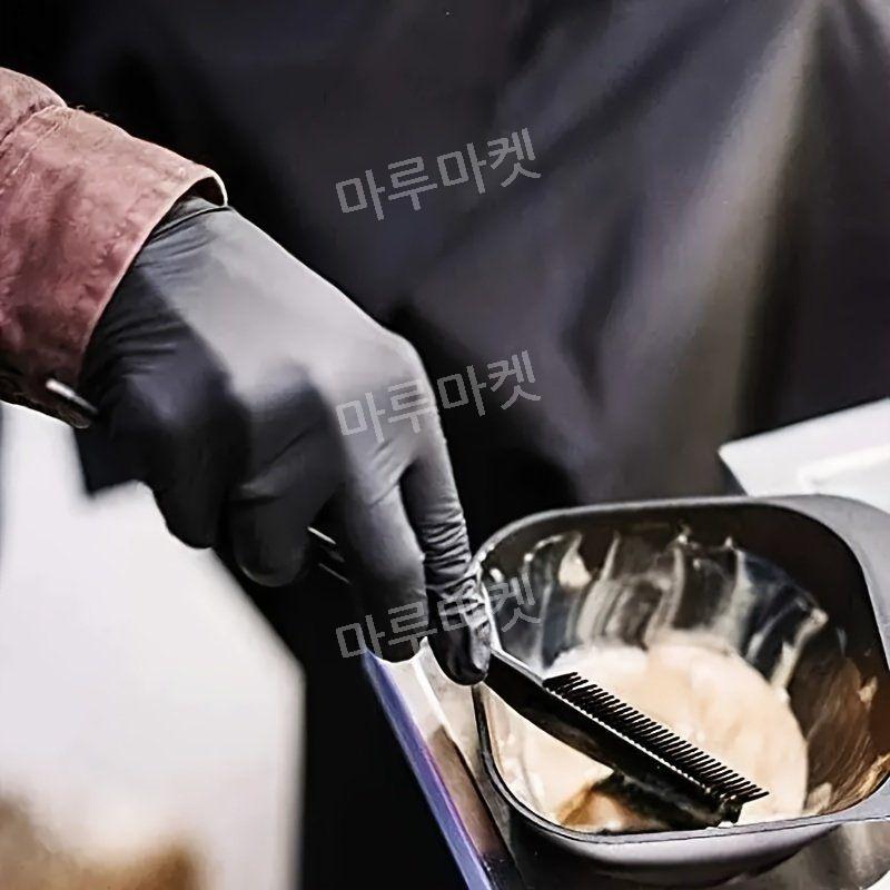 20/50/99개  일회용 니트릴 장갑 내구성 있는 가정용 청소 방수 정전기 방지 주방 문신 머리 염색 용품 가제트에 적합 : 마루마켓8989
