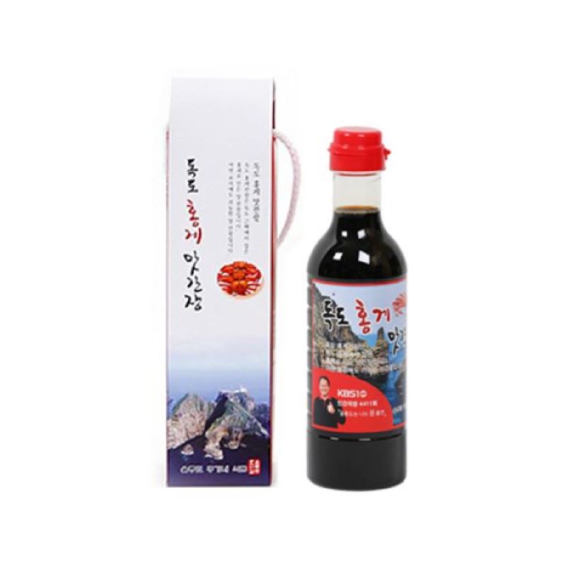 홍가네 울릉도 독도 홍게 만능간장 맛간장 520g x 1병 선물세트 : 야미야미 스토어