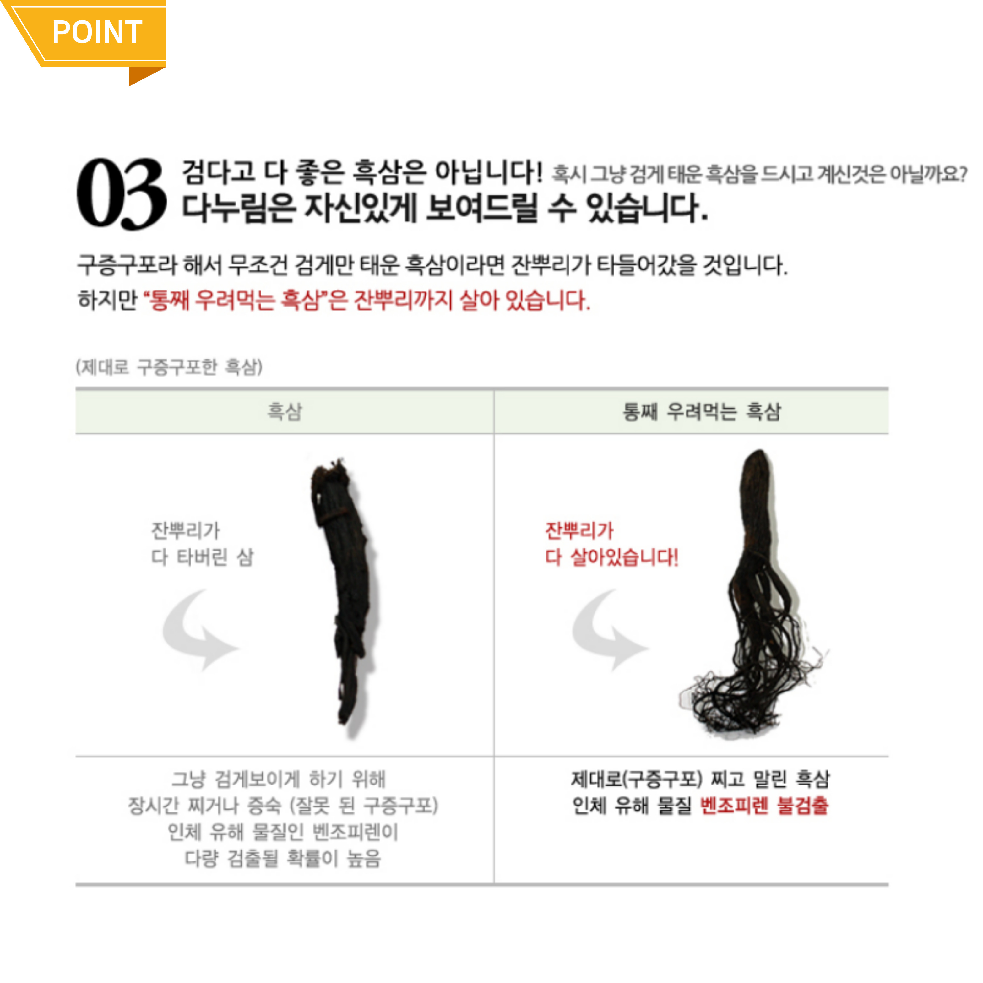 국내산흑삼 함량2배높은 특허 다누림의 진한 압축 흑삼농축액 70ml 30포 : 이브상사