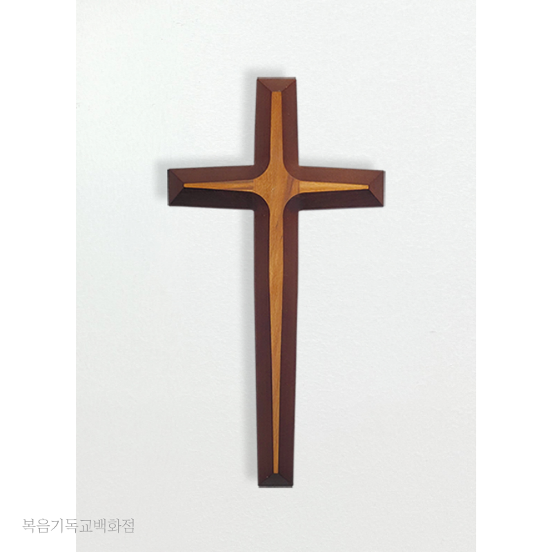 벽걸이십자가 KJ-7 소망십자가(소-체리) 경지사 : 복음기독교백화점