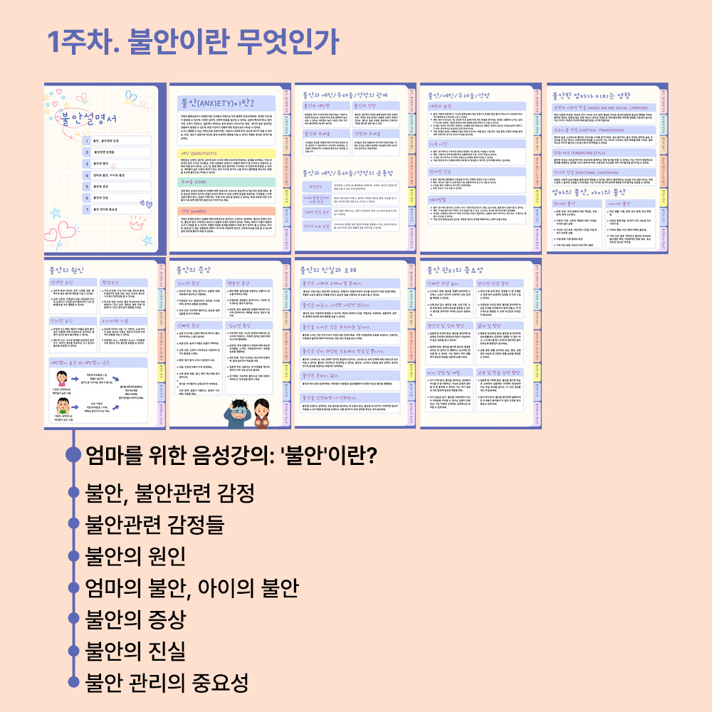 [프로그램] 불안한 아이, 불안한 엄마를 위한 한 달 솔루션 감정강의 : 맘미 Momme