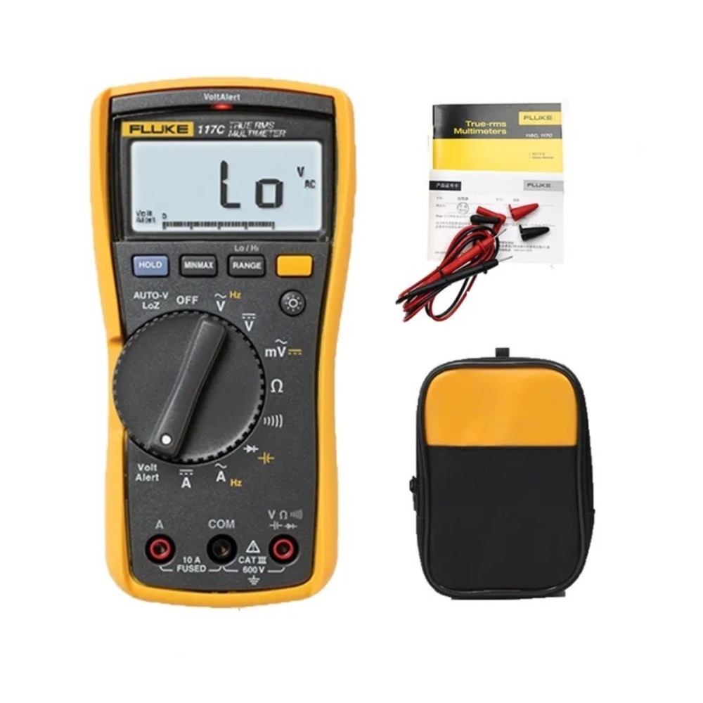 FLUKE 117C F117C True RMS 자동 전압 디지털 멀티미터, AC DC 전류 커패시턴스 저항 주파수 : 미래테크2