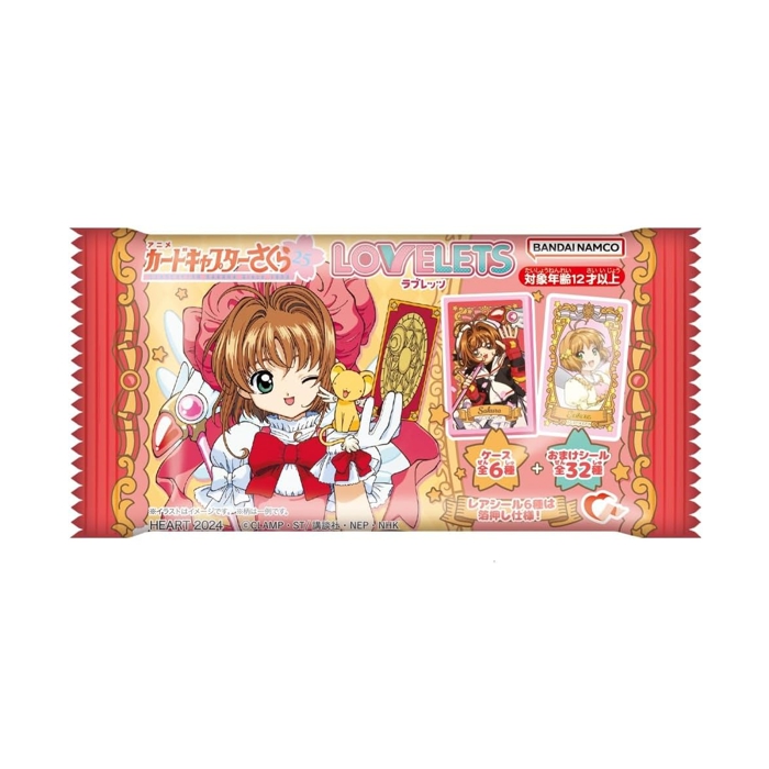 Heart 카드캡터 체리 케이스 씰 러블렛 LOVELETS 12개입 식완 BOX : 사쿠라란