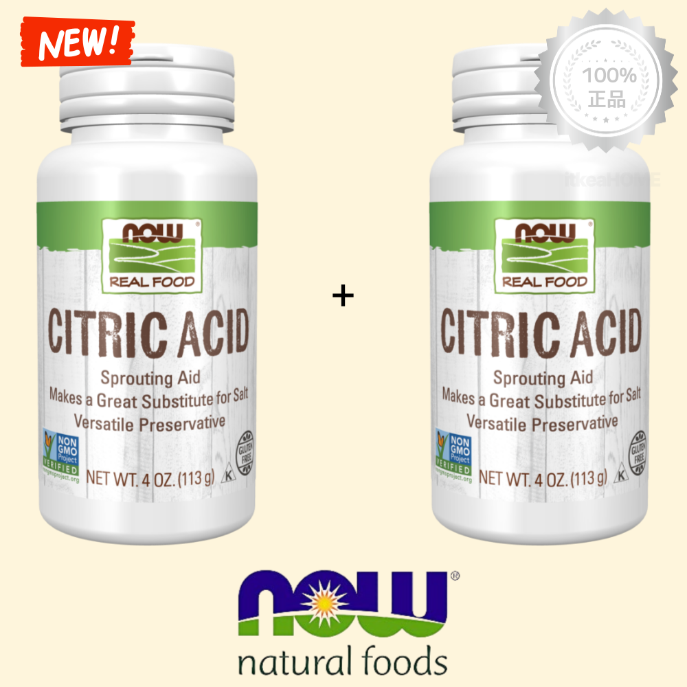 [2통] 나우푸드 Citric Acid 식용 구연산 113g 효능 결석에 좋은 음식 : 잇케아홈