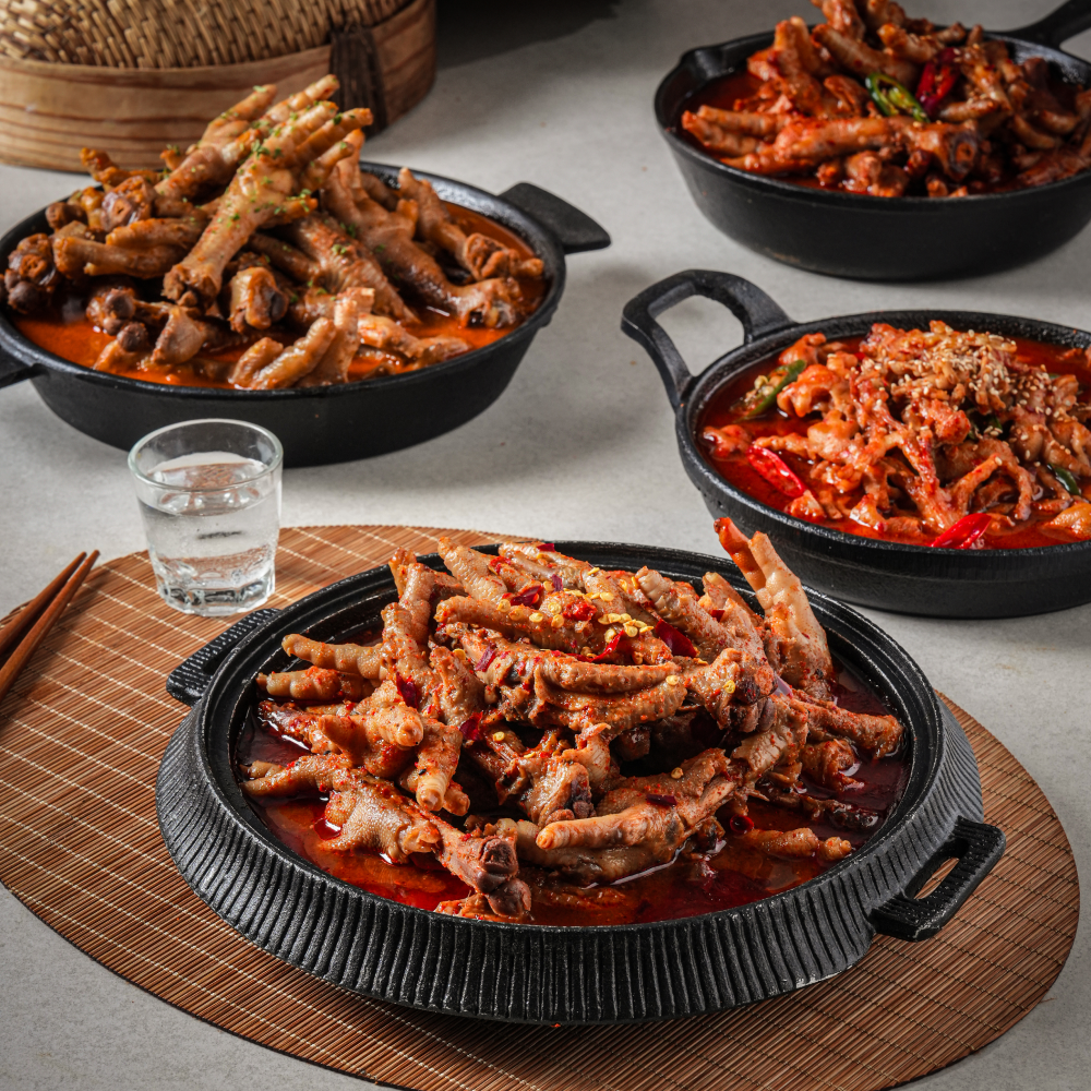 도하주막 국물닭발 밀키트 캠핑음식 매콤 마라 로제 살통통 통 무뼈 600g : 대청마루안주집
