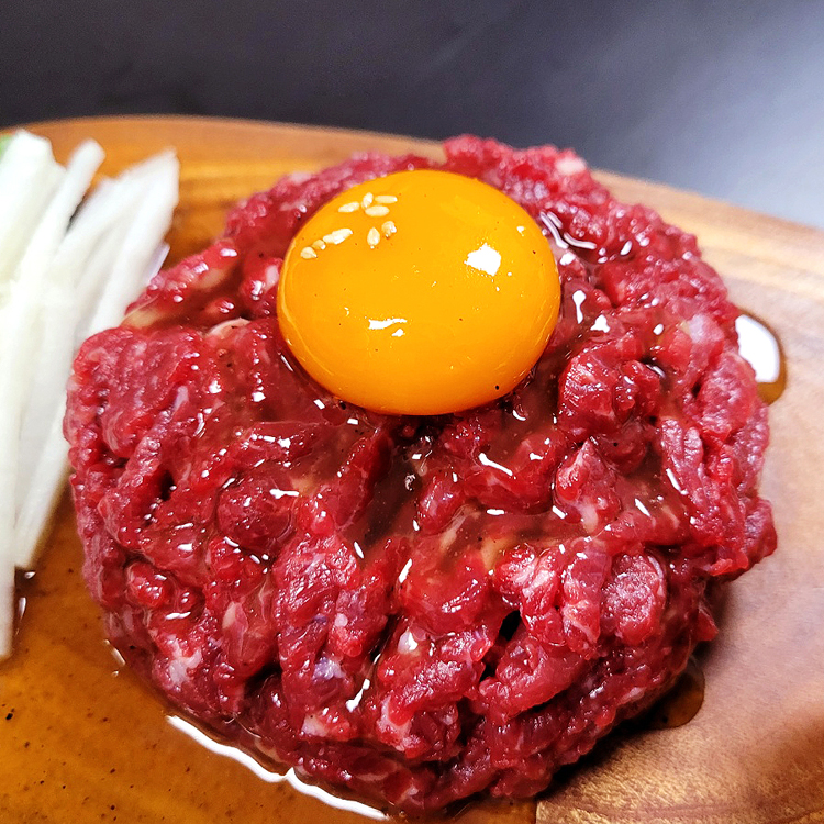 1++한우 차돌사시미+육회세트 500g 생고기 생차돌 육사시미 : 동인축산