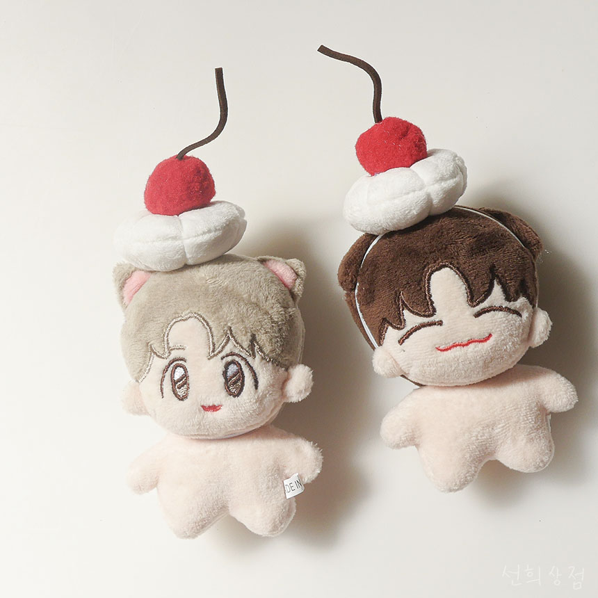 10cm 인형옷 생크림 딸기 모자 무속성 아이돌 소품 솜깅이 솜 룩업 머리띠 꾸미기 : 선희상점