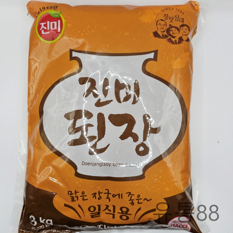 진미식품 진미된장 3Kg : 유통88