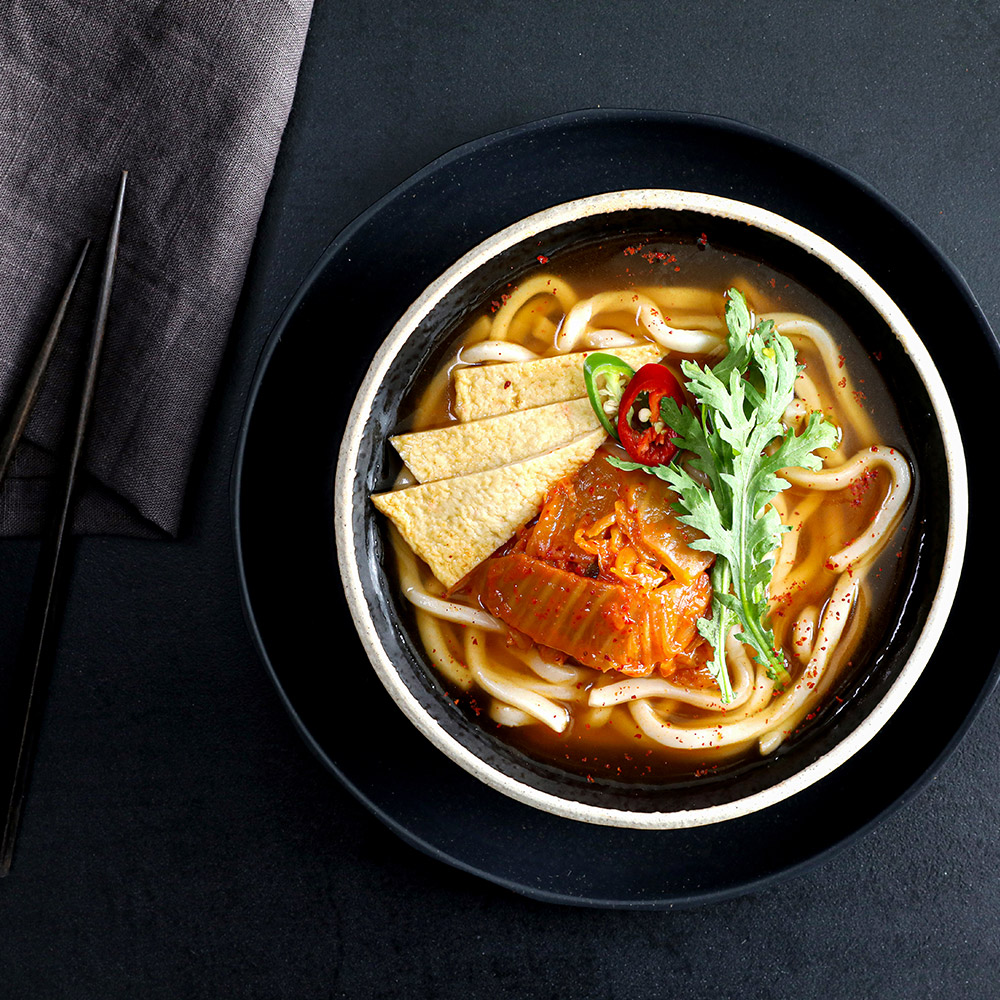 대용량 김치우동 370g x 10팩 (총 3.7kg)  캠핑 안주 : 푸드 장