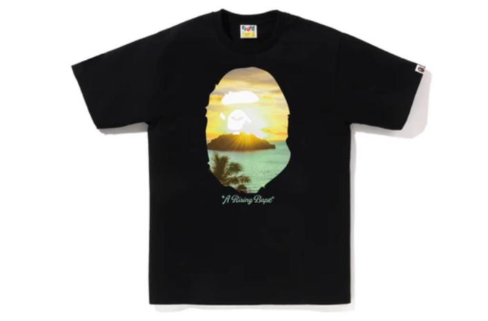 [베이프정품] 반팔티 베이프 어 라이징 베이프 포토 티 BAPE A RISING BAPE PHOTO TEE : 재팬베이프스토어
