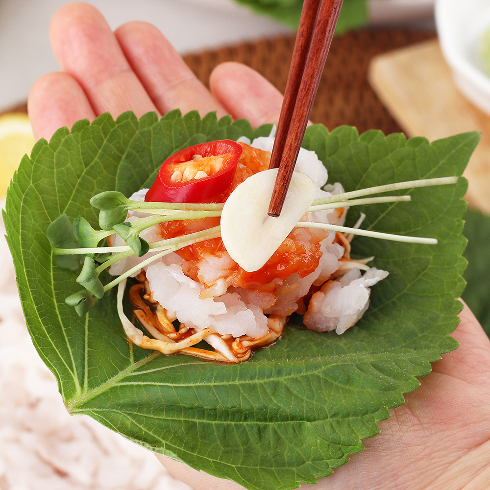통영 자연산 아나고회 칠암식 세꼬시 순살 장어회 400g : 숨비해물