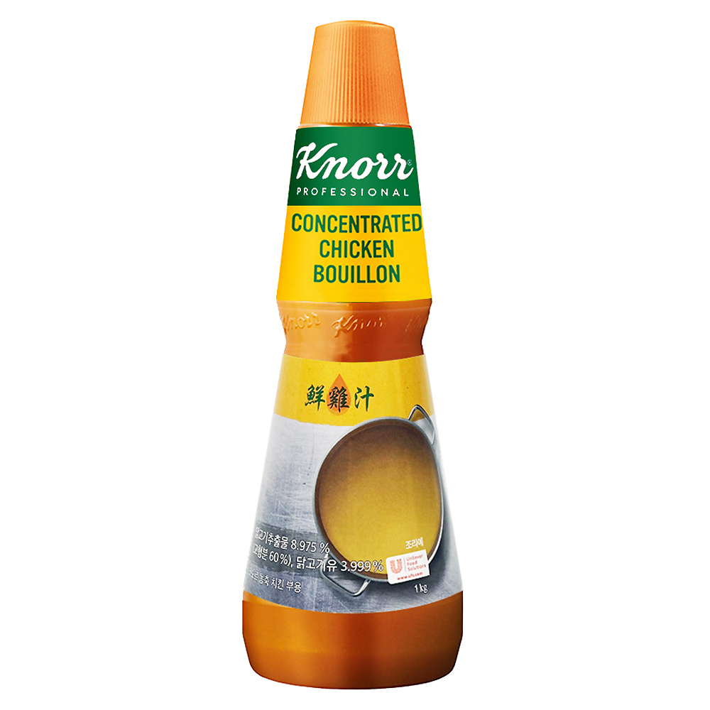 크노르 농축닭고기 액상치킨스톡 1kg : 우주식품디씨오피