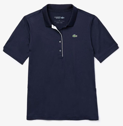 라코스테 여성 골프 반팔카라티 기능성 반팔티 PF5179 Navy Blue : 바이코코온