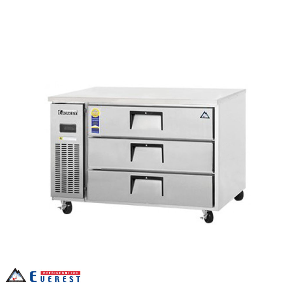 부성 높은 서랍 테이블 냉장고 1200 B120CS-3ROOS-E : 엘리트키친