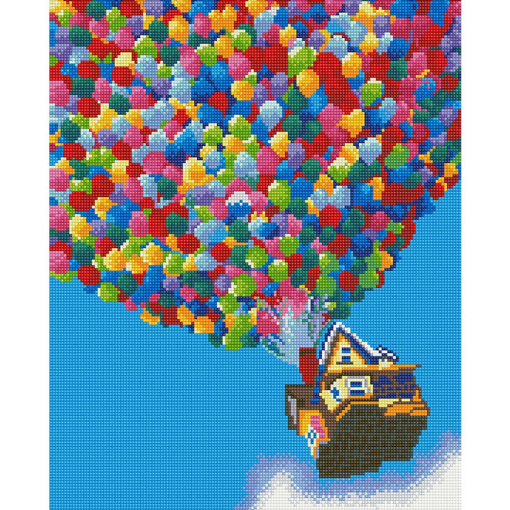 풍선기구 캔버스 보석십자수 40x50 아트조이 : 와이제이디