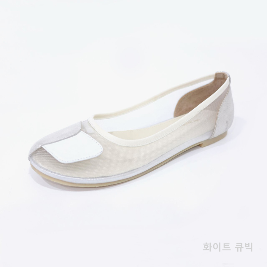 마린 수제화 포인트 망사 메쉬 플랫슈즈 : 스타일119