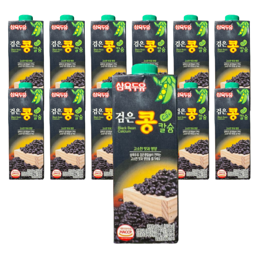 삼육식품 검은콩칼슘 두유 950ml 12팩 멸균제품 : 다모아온라인쇼핑