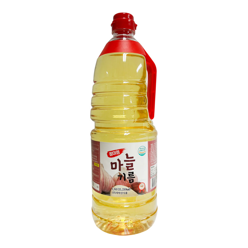 치악산식품 참미정 마늘기름 1.8L 6개입 1박스 : 지원푸드몰 식자재유통전문