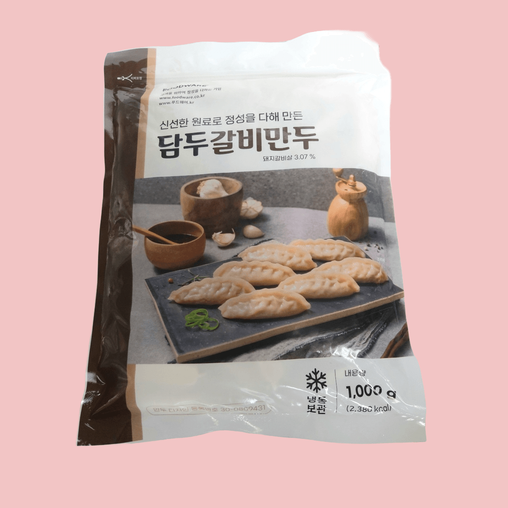 담두 갈비 만두 1kg 즉석 냉동 : 라이프 부스터