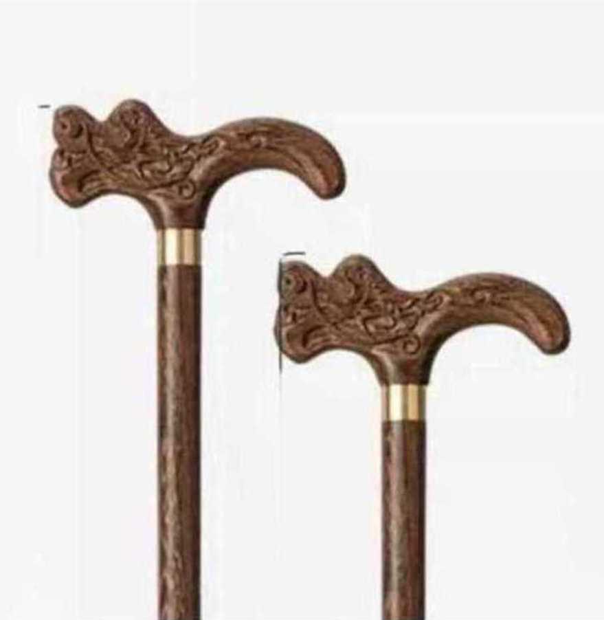 뉴빅 고급 명아주지팡이 원목지팡이 노인보조 실버 길상용머리 80cm : 뉴빅스토어