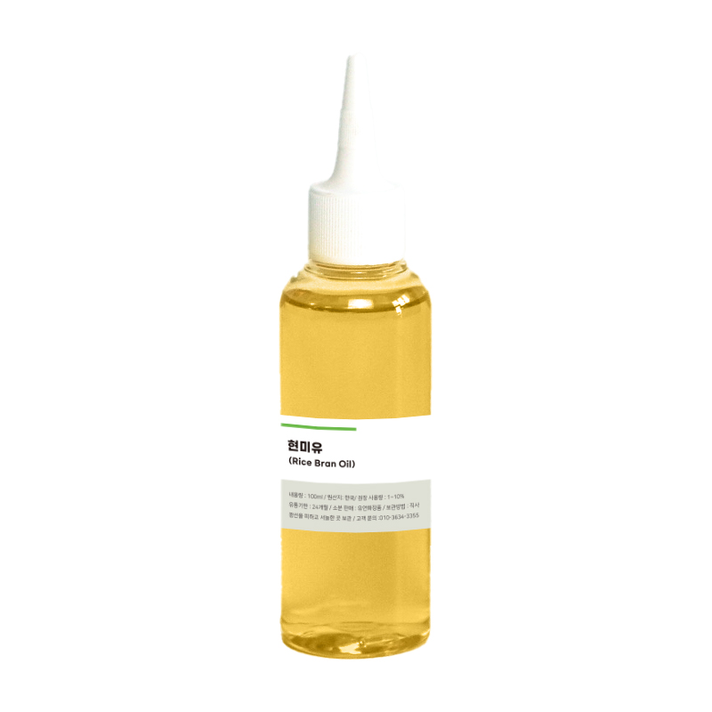 [DIY 화장품 원료] 현미유(미강유) 100ml : 에코스킨 주식회사