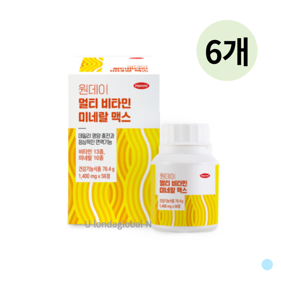 한미 원데이 멀티비타민 미네랄 맥스 건강식품 12개월 : 밥도둑마켓