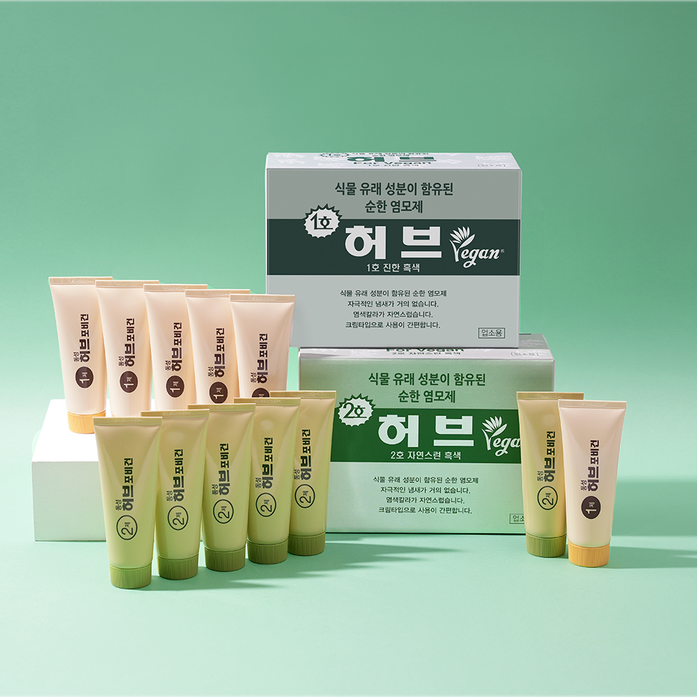 동성제약 허브포비건 70g 6개 옻타지않는 빠른 허브 스피디 염색약 : 인시아코스메틱얼라이언스