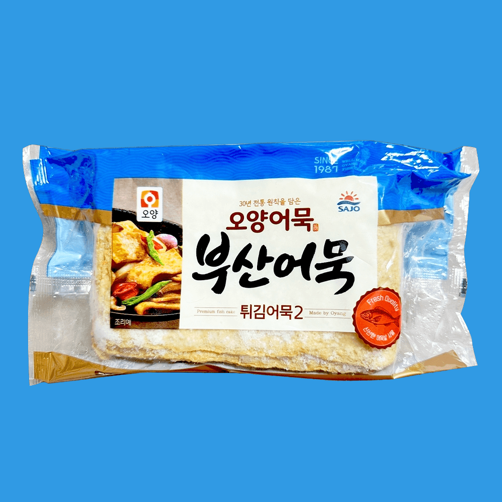 (지케이푸드) 튀김어묵 부산 어묵 750g 사조 오양 사각오뎅 오뎅탕 전골 상천 어묵 (20개마다 포장) : 알랑스토리지