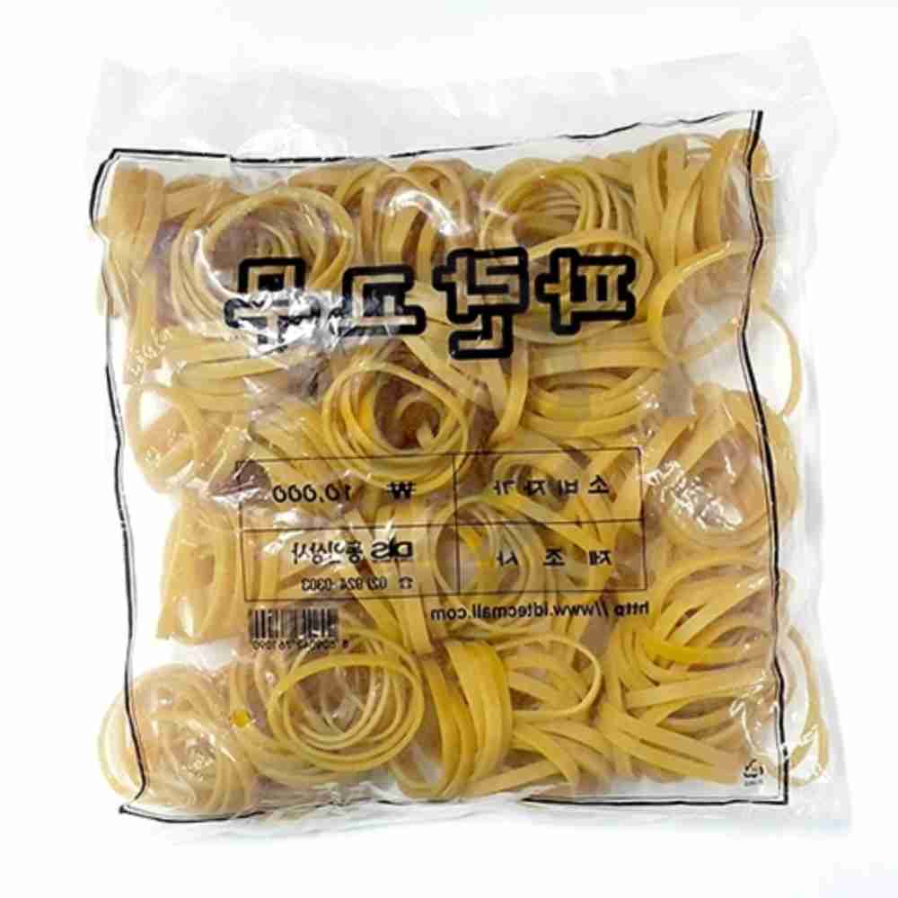 동인 파란고무 10000 고무밴드 칼국수 70x5mm 일반 박스 50개입 탄력고무줄 포장재료 : 코드구구