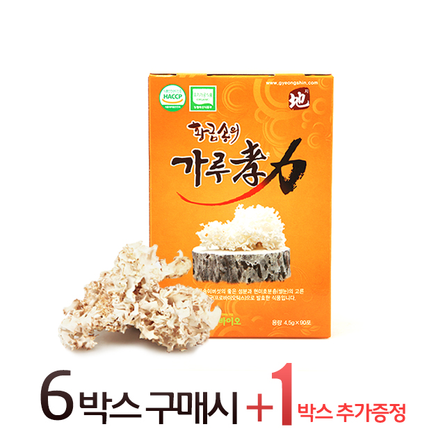발효현미버섯 가루효 지 스틱형 6개월 + 1개월 추가증정 (국내산 원목재배 꽃송이버섯) : 민준파파의 건강주방