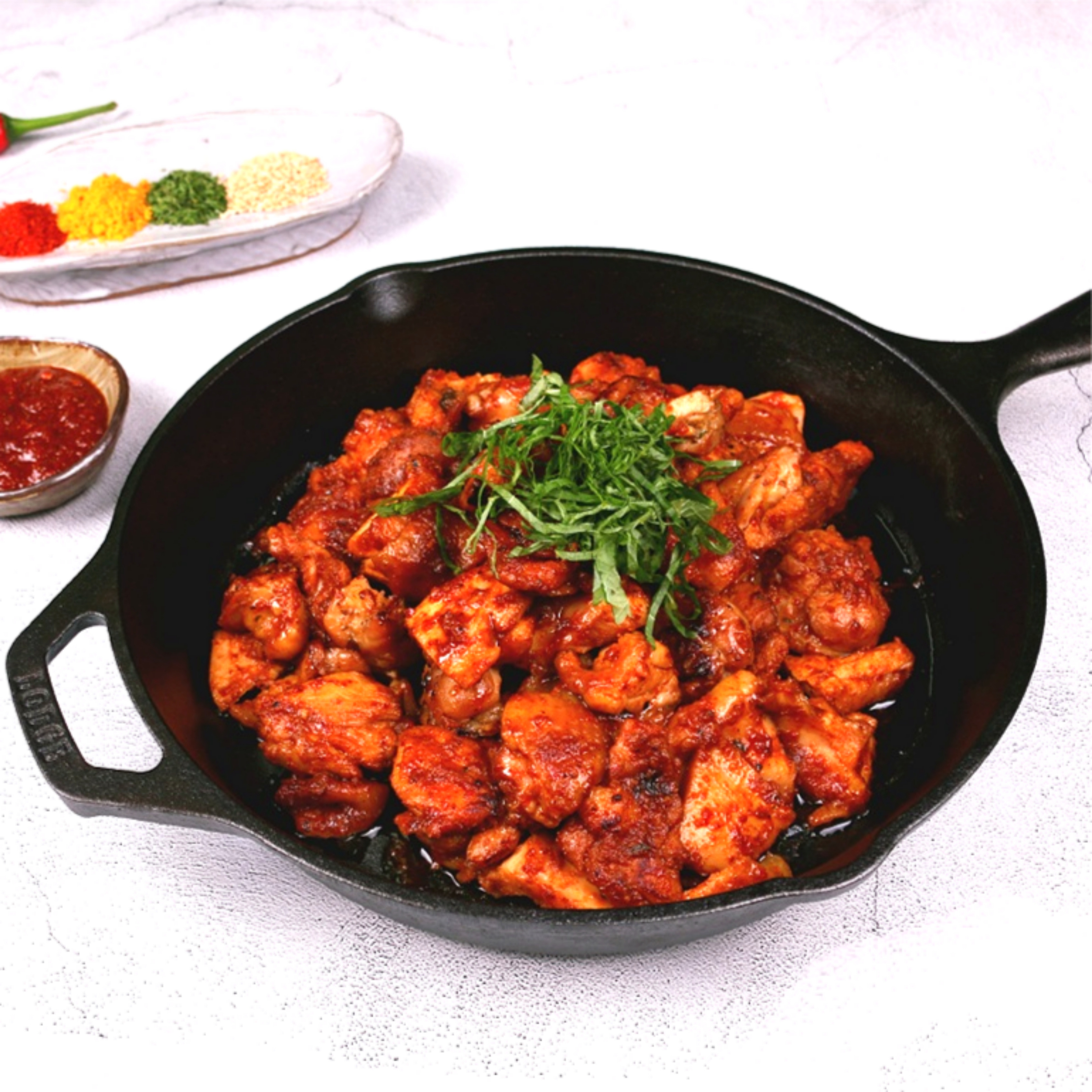 춘천닭갈비 500g 양념 숯불 간장 닭갈비 밀키트 : 달꿈상회