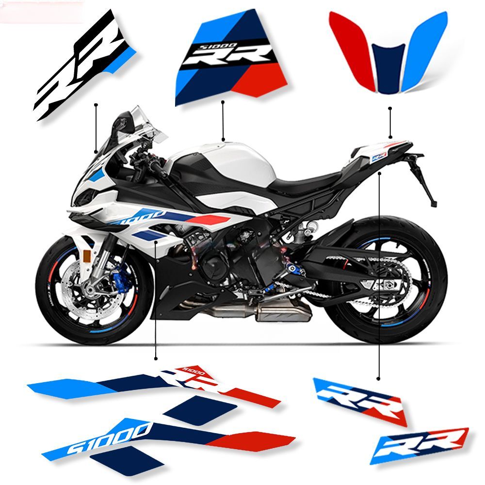 호환용 23년 S1000RR 데칼 스티커 튜닝 파츠 카울 드레스업 M1000RR : 영맨3